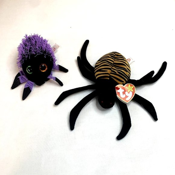 Ty beanbag babies Webster & Spinner baby spiders lot of 2 - Picture 4 of 12